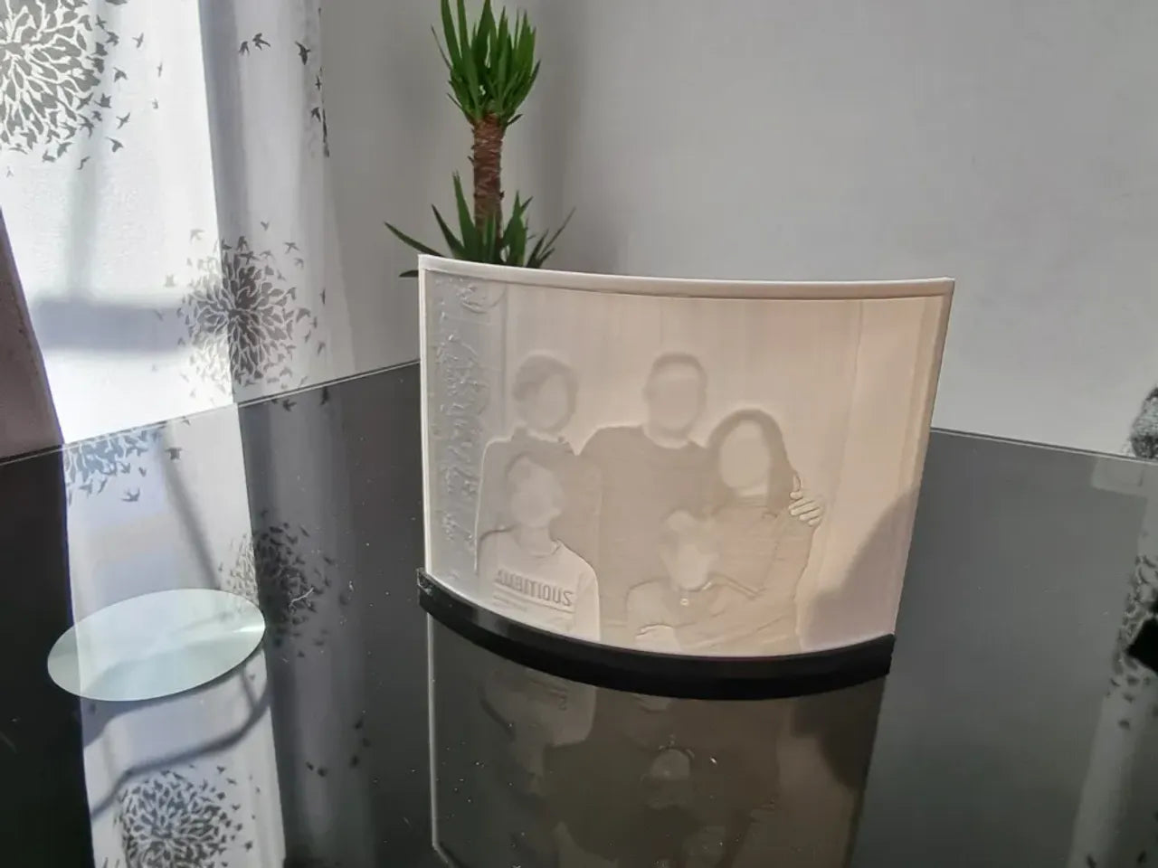 Curved Lithophanes